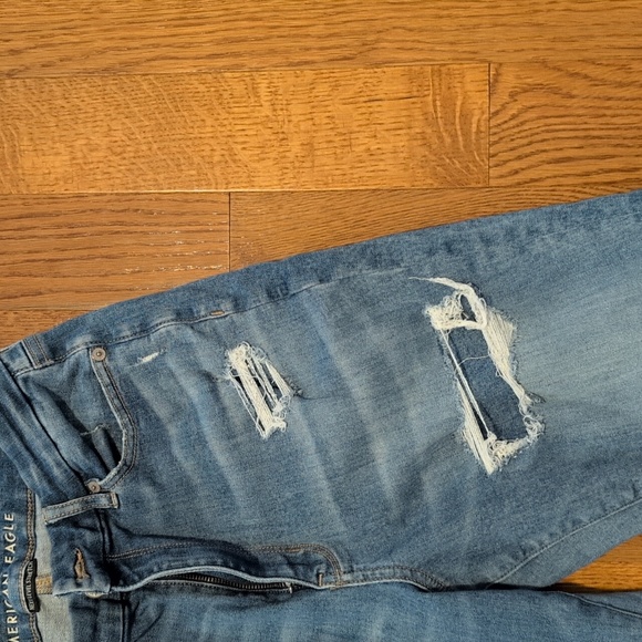 American Eagle Curvy Super High Rise Flare 8 Regular Next Level Stretch - Picture 7 of 11